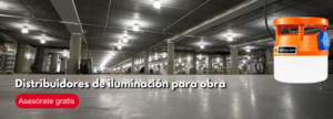 iluminación técnica y resistente en obra